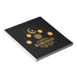 Lycklig Ramadan Kareem och Eid Mubarak 2023 Helgda Anteckningsblock