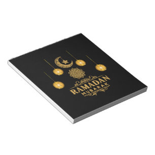 Lycklig Ramadan Kareem och Eid Mubarak 2023 Helgda Anteckningsblock