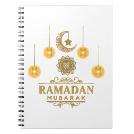 Lycklig Ramadan Kareem och Eid Mubarak 2023 Helgda Anteckningsbok