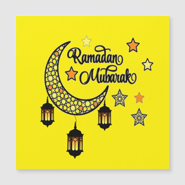 Lycklig Ramadan Kareem och Eid Mubarak 2024 (Framsida)