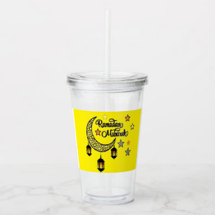 Lycklig Ramadan Kareem och Eid Mubarak 2025 Take Away Mugg