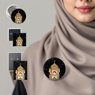 lycklig Ramadan Knapp