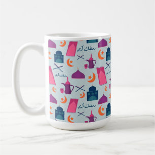 Lycklig Ramadan Mönster Kaffemugg