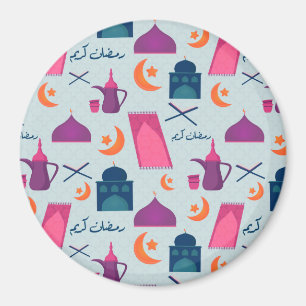 Lycklig Ramadan Mönster Magnet