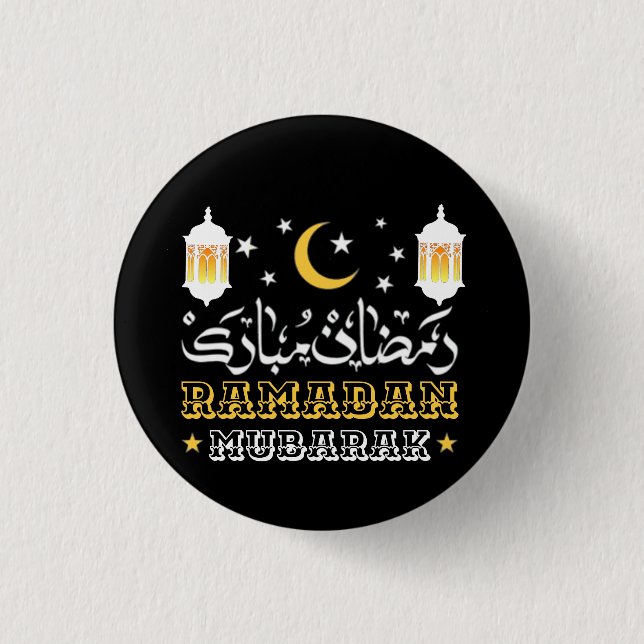 LYCKLIG RAMADAN MUBARAK KAREEM 2026 KNAPP (Framsida)