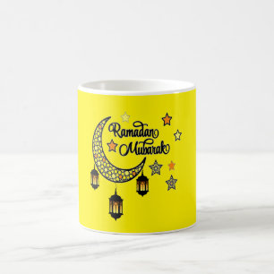 Lycklig Ramadan Mubarak Kareem Crescent lantern Kaffemugg