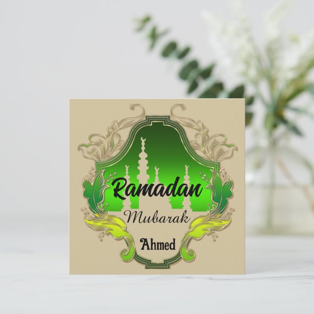 Lycklig Ramadan Mubarak Kareem personlig 2024 (Stående Fram)