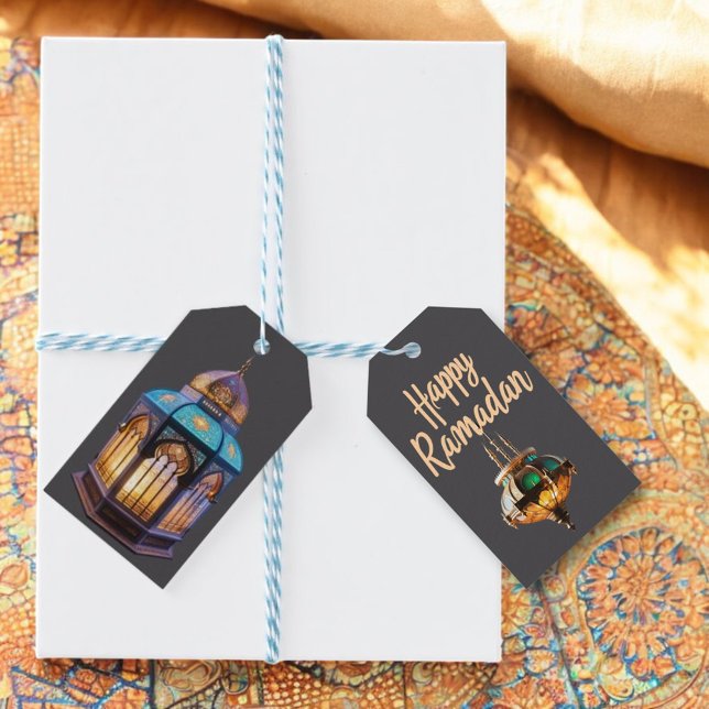Lycklig Ramadan Presentetikett (Skapare uppladdad)