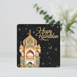 lycklig Ramadan Tack Kort