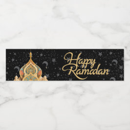 lycklig Ramadan Vattenflaskor Etikett