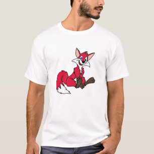Lycklig räv tee shirt