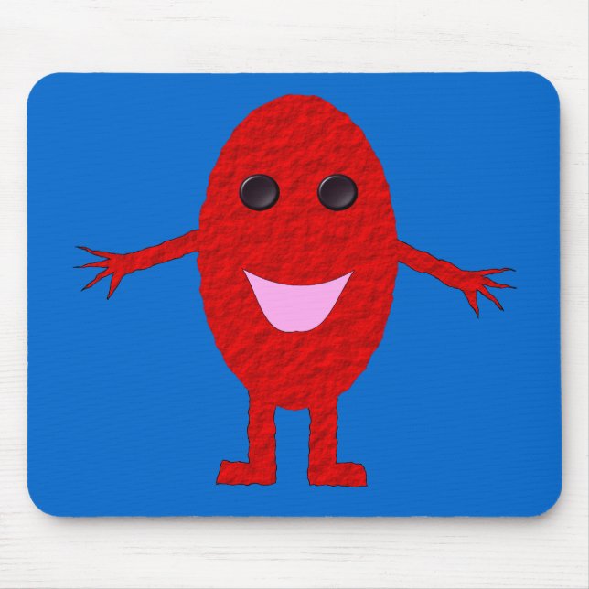Lycklig Red Grape Mousepad Musmatta (Framsidan)