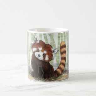 Lycklig Red Panda Kaffemugg