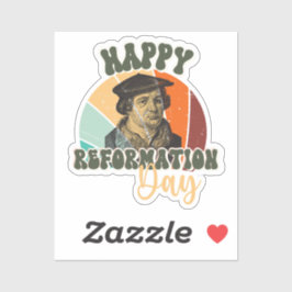 Lycklig Reformationsdag Vintage Martin Luther Klistermärken