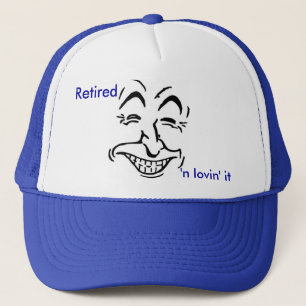 Lycklig Retiree Keps