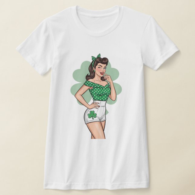 Lycklig Retro Glam T Shirt (Laydown)