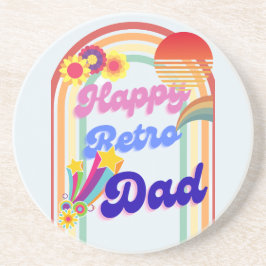 Lycklig Retro Pappa Underlägg