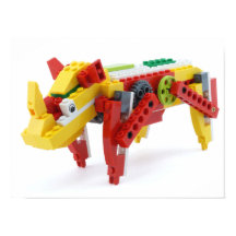 Lycklig Rhino Poster