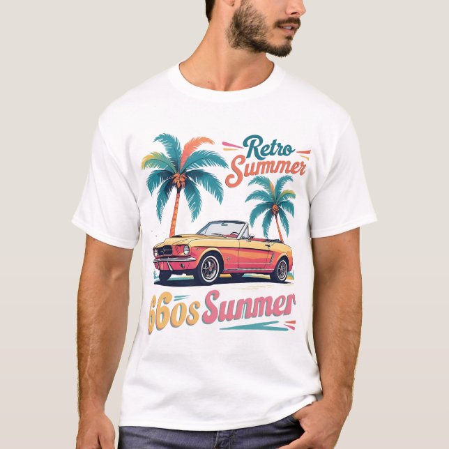 Lycklig Rides 60:s Sunset Tee (Framsida)