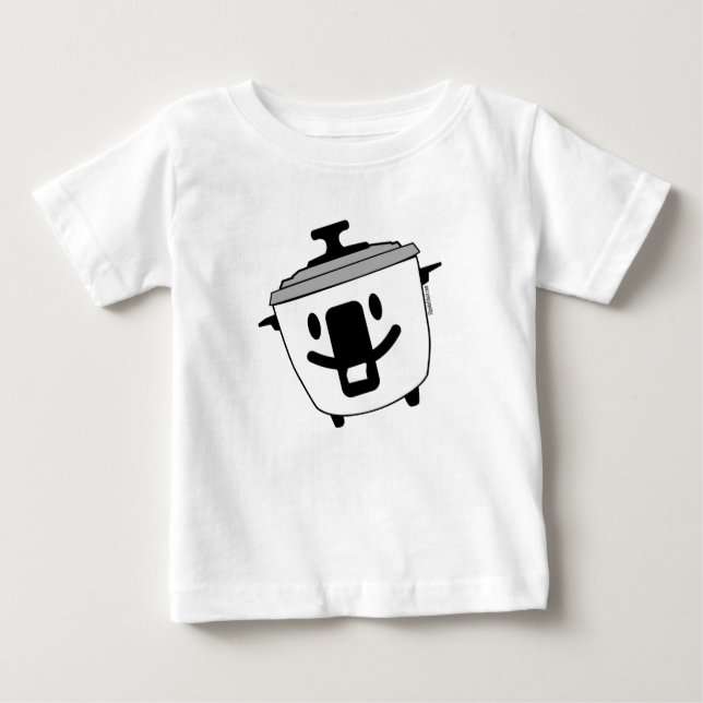 Lycklig Ris Cooker T-shirt (Framsida)
