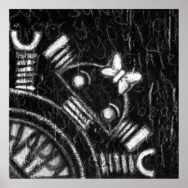 Lycklig Robot Poster