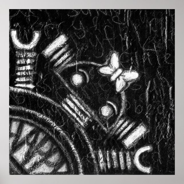 Lycklig Robot Poster (Framsidan)