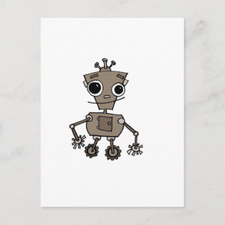 Lycklig Robot Vykort