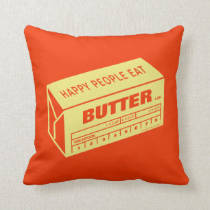 Lycklig (Röd) Kudde