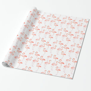 Lycklig Rosa Flamingos Presentpapper