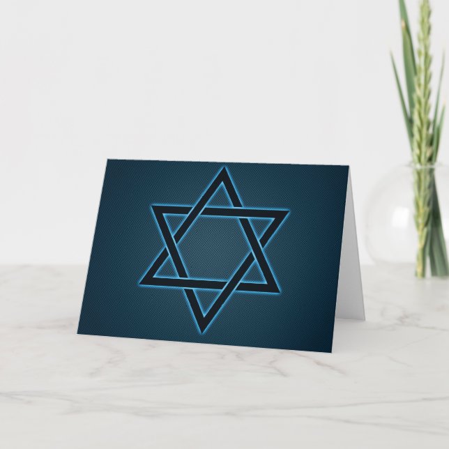 lycklig rosh hashana helgkort (Framsida)