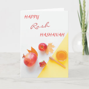 Lycklig Rosh Hashanah Judiska nyårsdagen för högni Kort