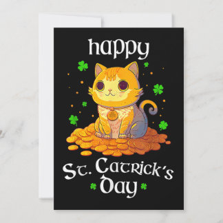 Lycklig Saint Catricks Day St Patricks Irish Lepre Inbjudningar
