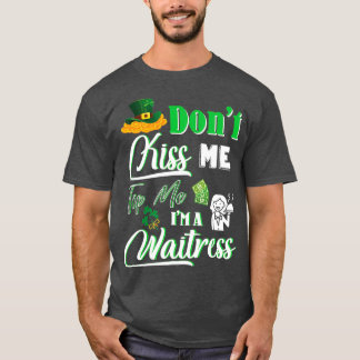 Lycklig-Saint patrick-dagen... Kiss Me Tip mig Im T Shirt