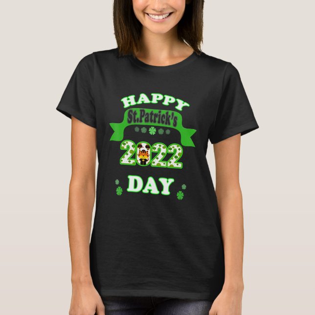 Lycklig Saint patrick S-dagen T Shirt (Framsida)