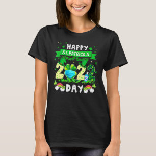 Lycklig Saint patrick's day 2022 Irländska Shamroc T Shirt
