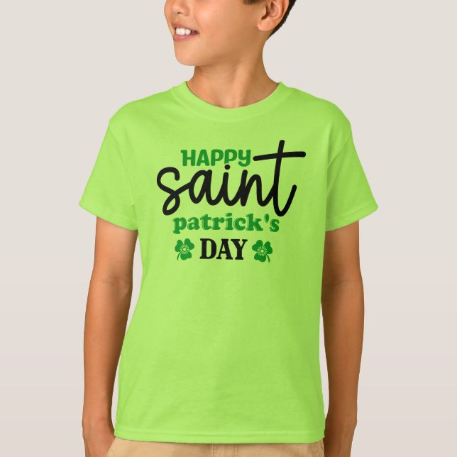 Lycklig Saint patrick's day-59889 T Shirt (Framsida)