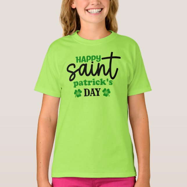 Lycklig Saint patrick's day-59889 T Shirt (Framsida)