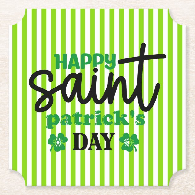 Lycklig Saint patrick's day-59889 Underlägg Papper (Framsida)