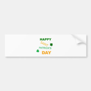 Lycklig Saint patrick's day Bildekal
