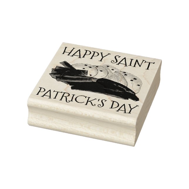 Lycklig Saint patrick's day Corned Beef och kål Stämpel (Stämpel)