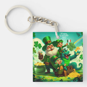 Lycklig Saint patrick's day färglös