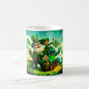 Lycklig Saint patrick's day färglös Kaffemugg