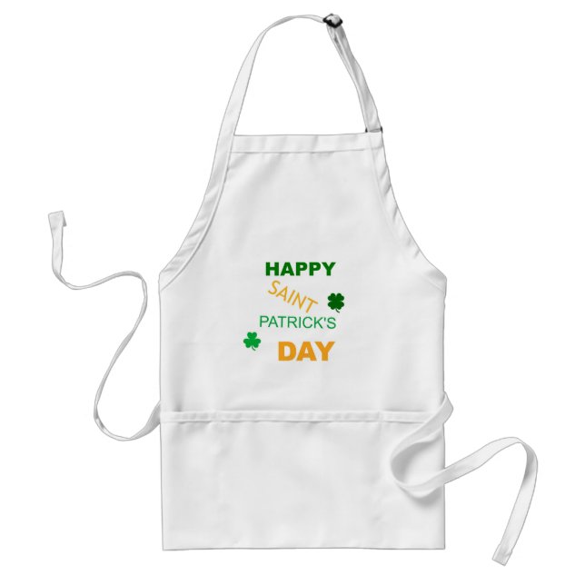 Lycklig Saint patrick's day Förkläde (Framsidan)