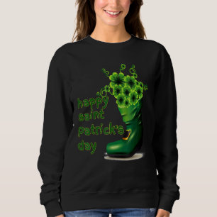 Lycklig Saint patrick's day Grönt Shoe Lucky Shamr T Shirt