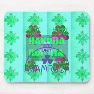 Lycklig Saint patrick's day Hakuna Matata Art Skri Musmatta