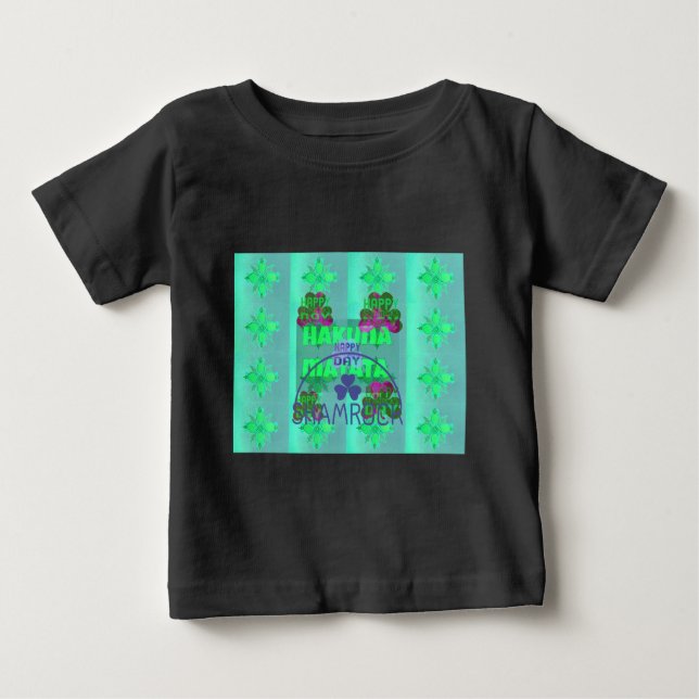 Lycklig Saint patrick's day Hakuna Matata Tee Shirt (Framsida)