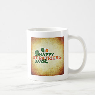 Lycklig Saint Patricks Day Kaffemugg