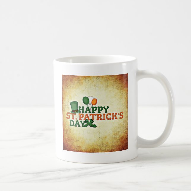 Lycklig Saint Patricks Day Kaffemugg (Höger)