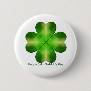 Lycklig Saint patrick's day Knapp