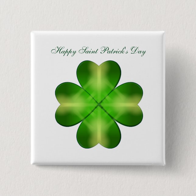 Lycklig Saint patrick's day Knapp (Framsida)